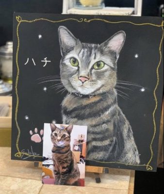 動物アート工房ａｎｉｍｏさん チョークアート ハチちゃん