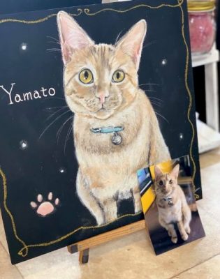 動物アート工房ａｎｉｍｏさん チョークアート Yamatoちゃん