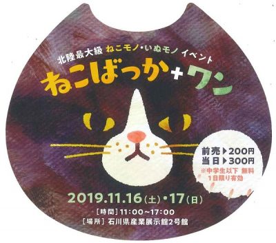 2019 ねこばっかプラスワンチラシ2