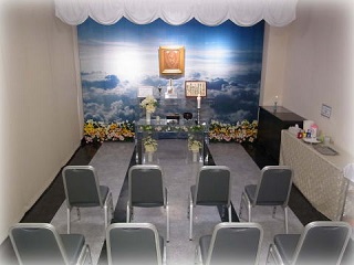 お別れ室にて